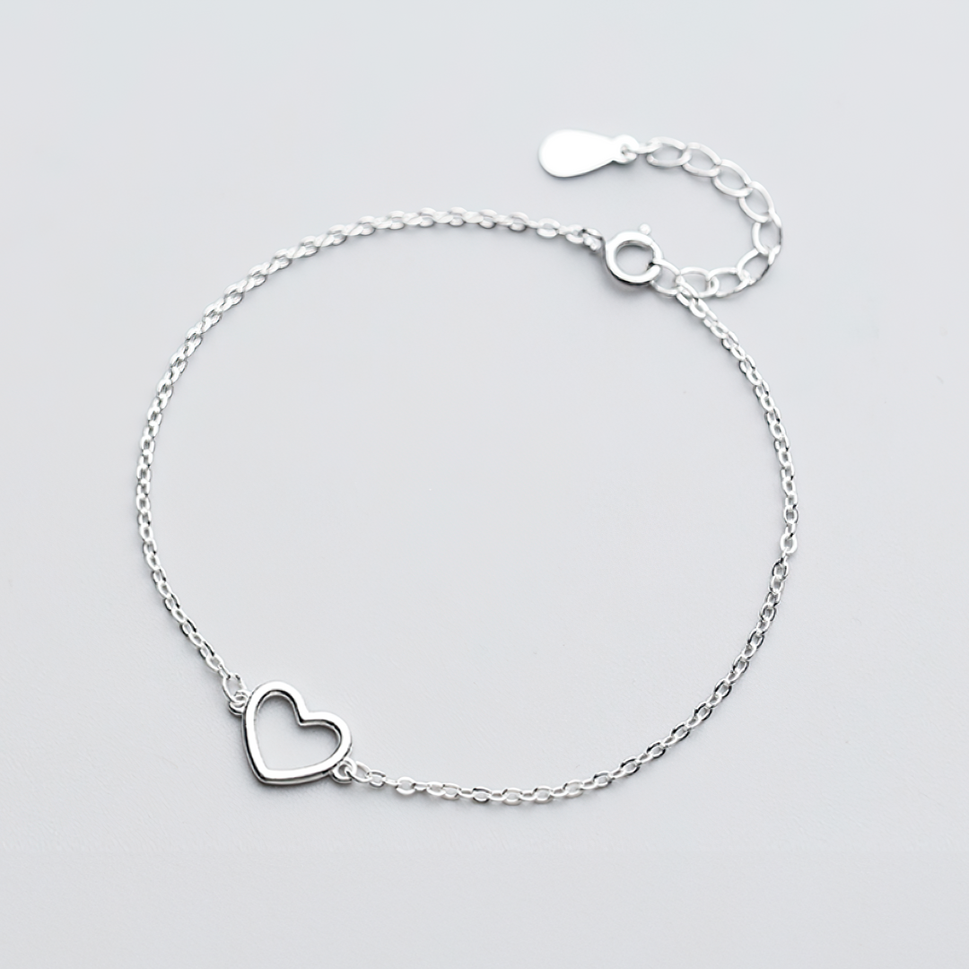 Hollow Heart Bracelet