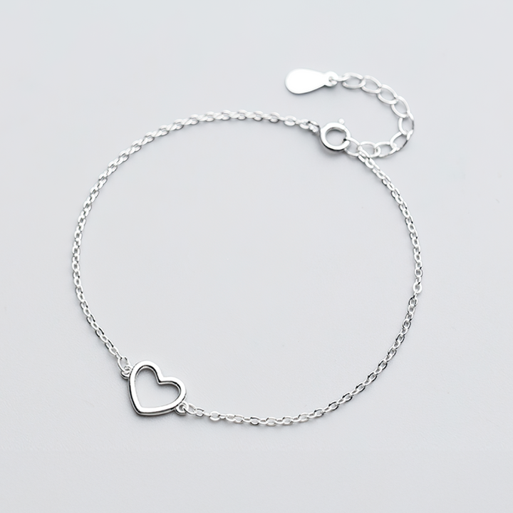 Hollow Heart Bracelet