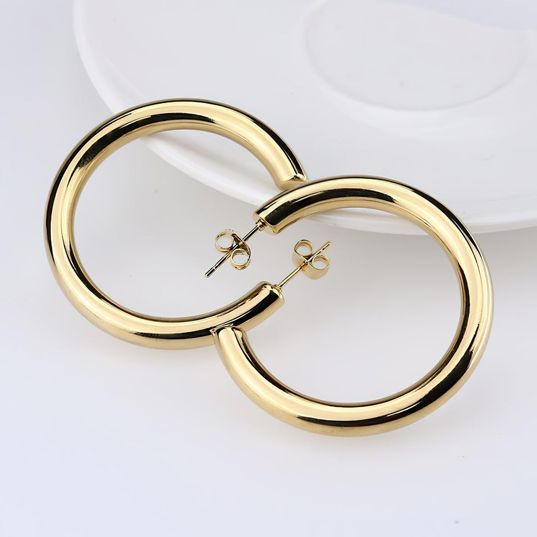 Essential Gold Hoop Earrings - Norah's Place