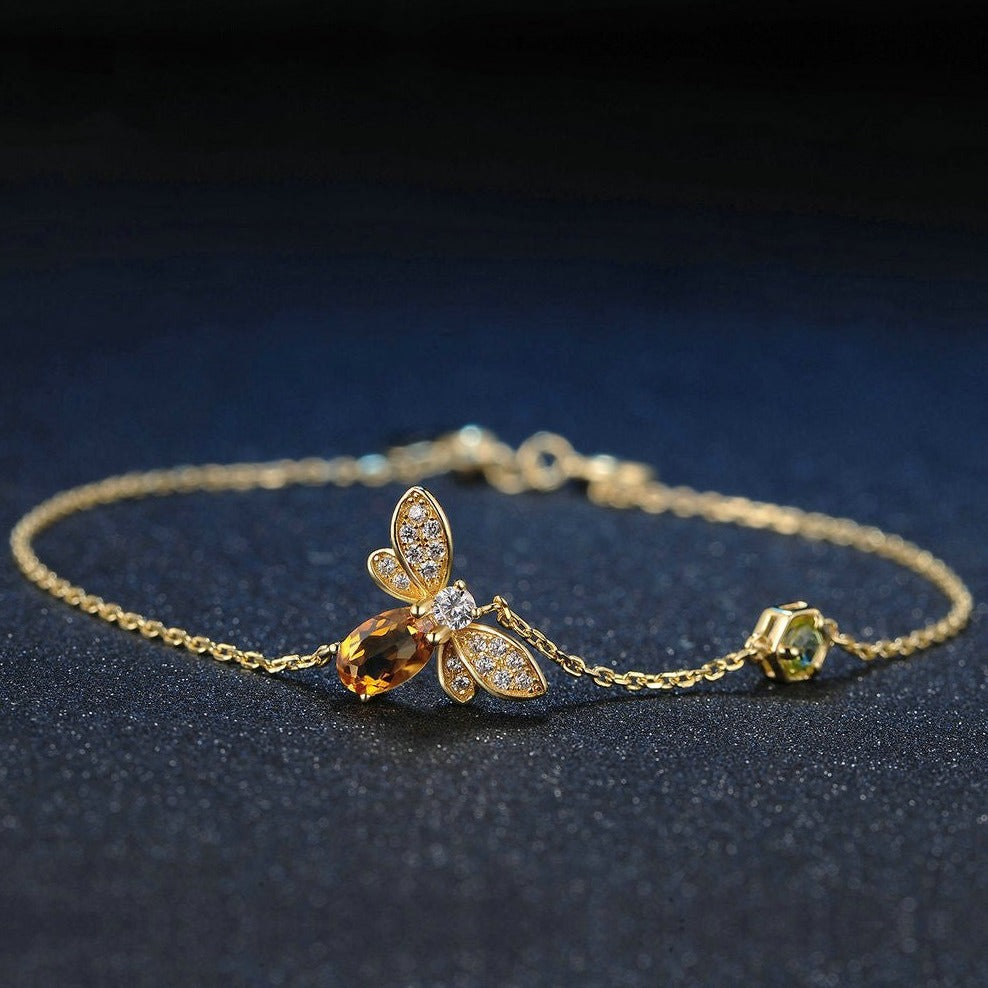 Dainty Bee Bracelet - Norah's Place