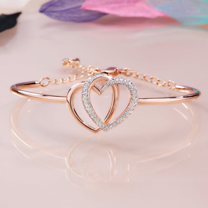 Double Heart Bracelet - Norah's Place