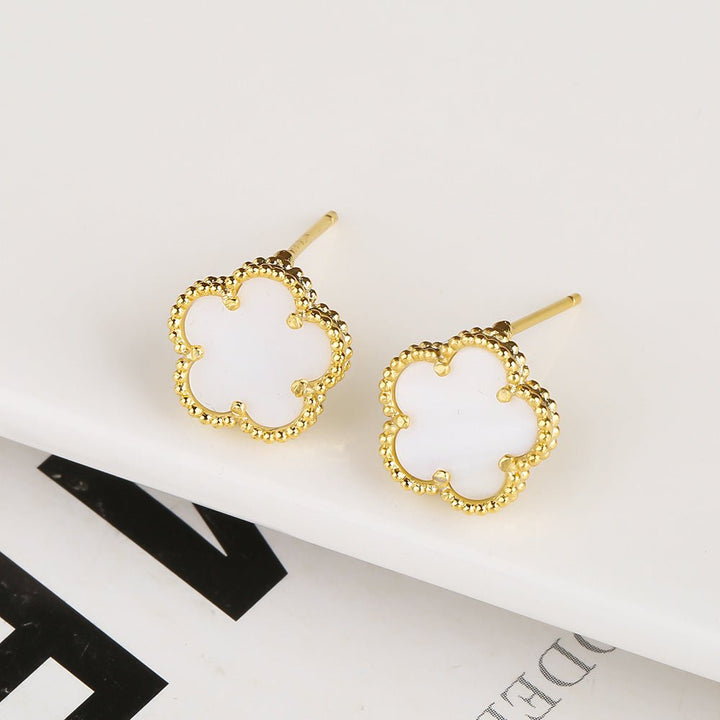 Gold Flower Earrings - Norah's Place