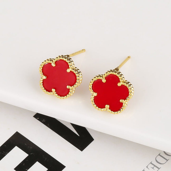 Gold Flower Earrings - Norah's Place