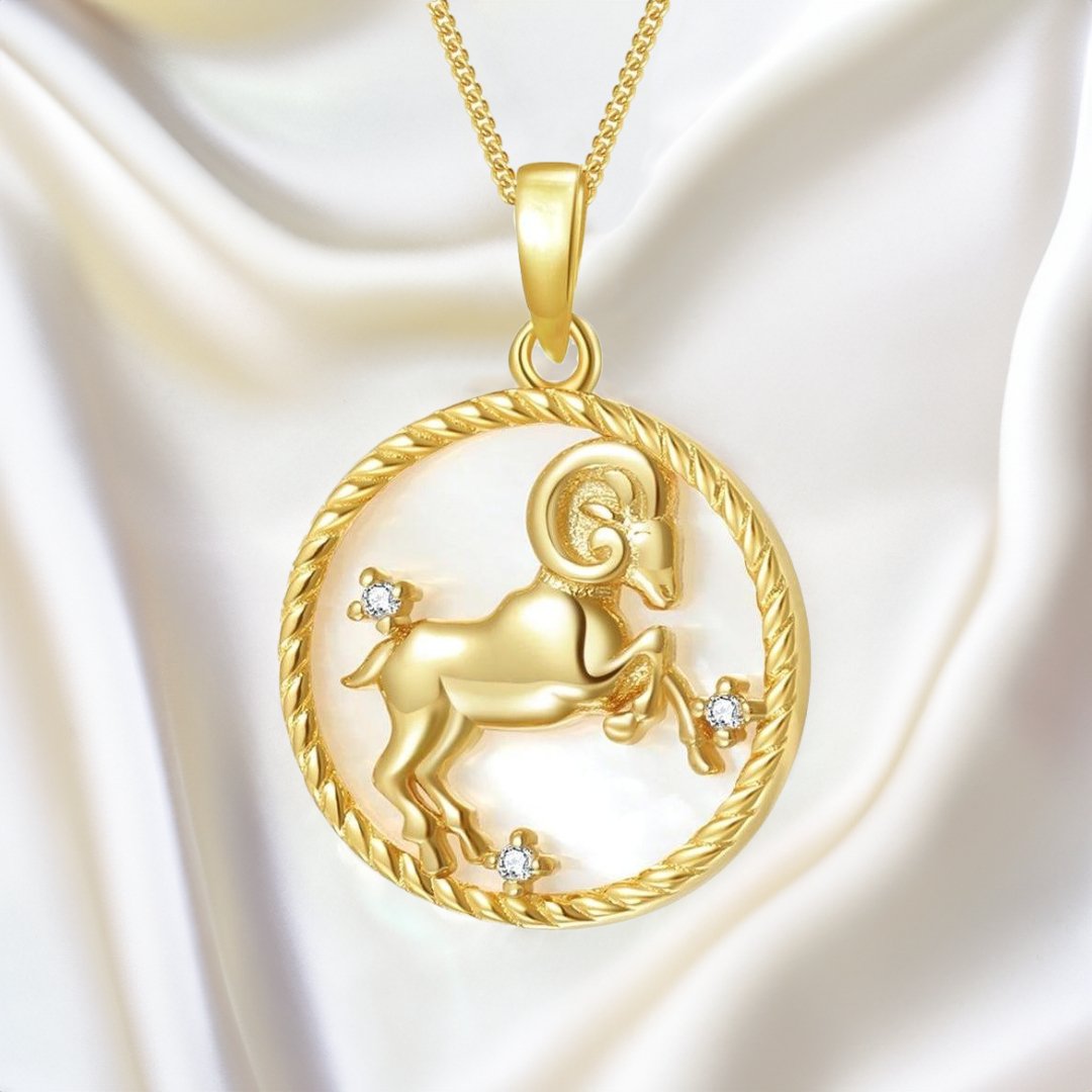 Gold Zodiac Pendant Necklace - Norah's Place