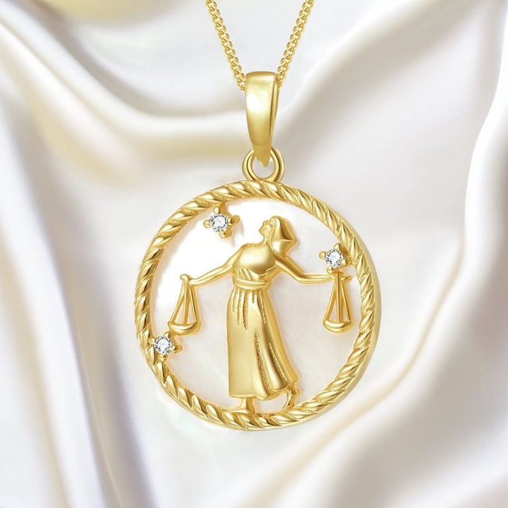 Gold Zodiac Pendant Necklace - Norah's Place