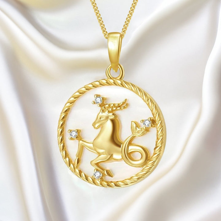 Gold Zodiac Pendant Necklace - Norah's Place