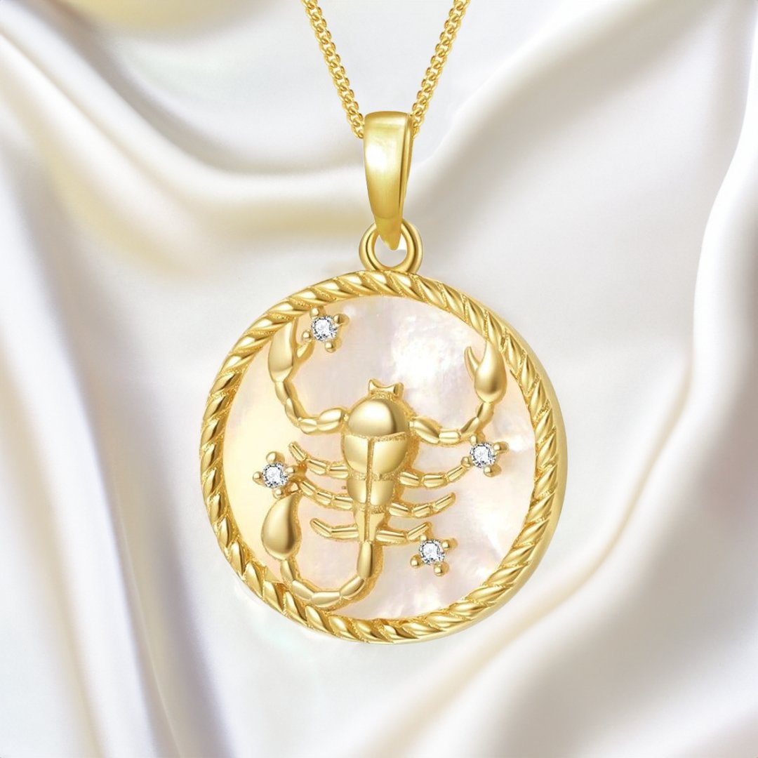 Gold Zodiac Pendant Necklace - Norah's Place