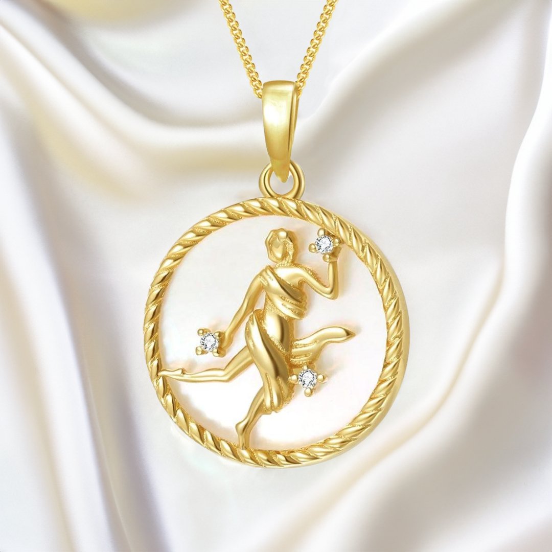 Gold Zodiac Pendant Necklace - Norah's Place