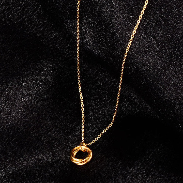 Golden Halo Necklace - Norah's Place