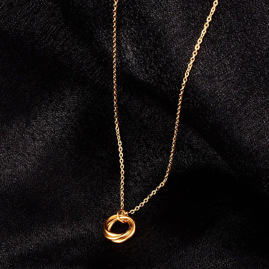 Golden Halo Necklace - Norah's Place