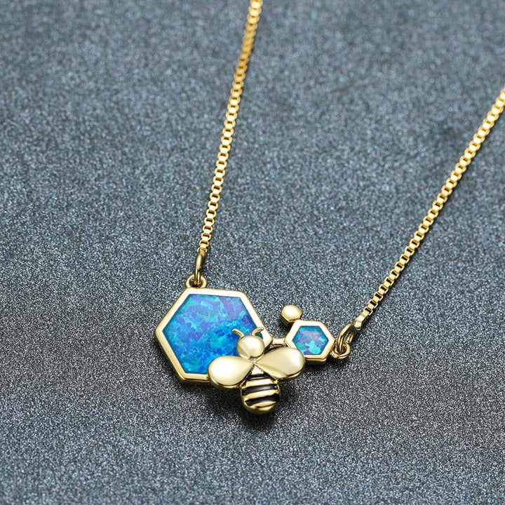 Honey Bee Gold Necklace - Norah's Place