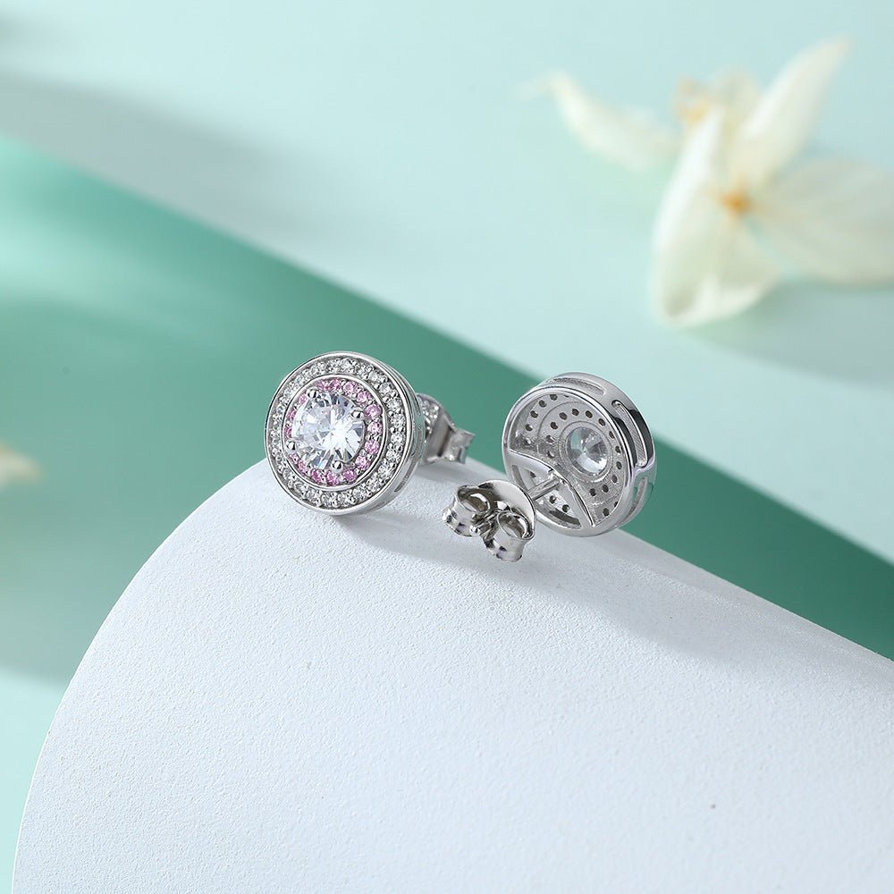 Pink Blossom Stud Earrings - Norah's Place