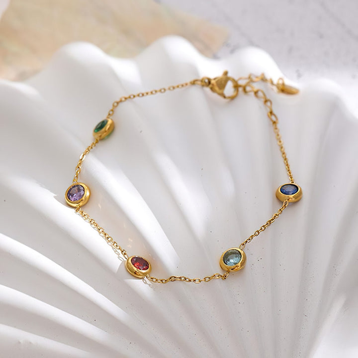 Rainbow Gem Bracelet - Norah's Place