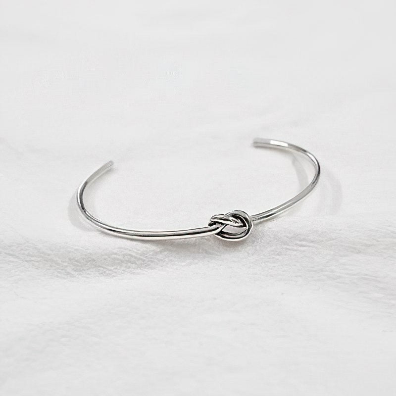 Silver Knot Bracelet - Norah's Place