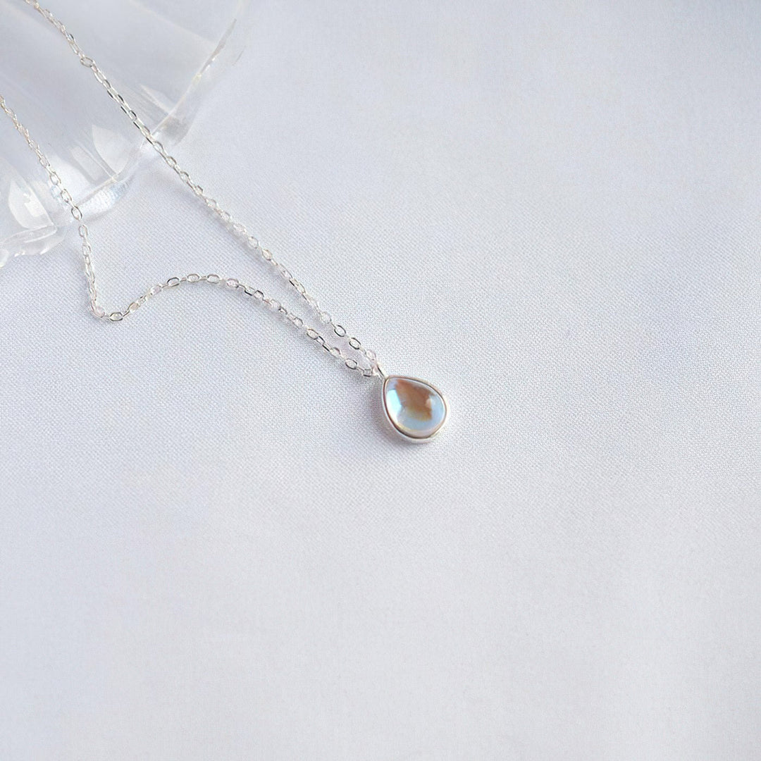 Silver Water Drop Necklace - Norah's Place